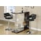 Monarch Specialties Bar Stool, Swivel, Bar Height, Adjustable, Metal, Pu Leather Look, Black, Chrome, Contemporary I 2357 - alternate 4